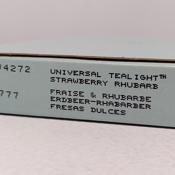 NEW! PartyLite Strawberry Rhubarb Tealight Candles, 9pc - Picture 3 of 3